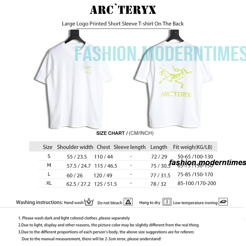 Arc Teryx - Large Logo Printed Short Sleeve T-shirt On The Back